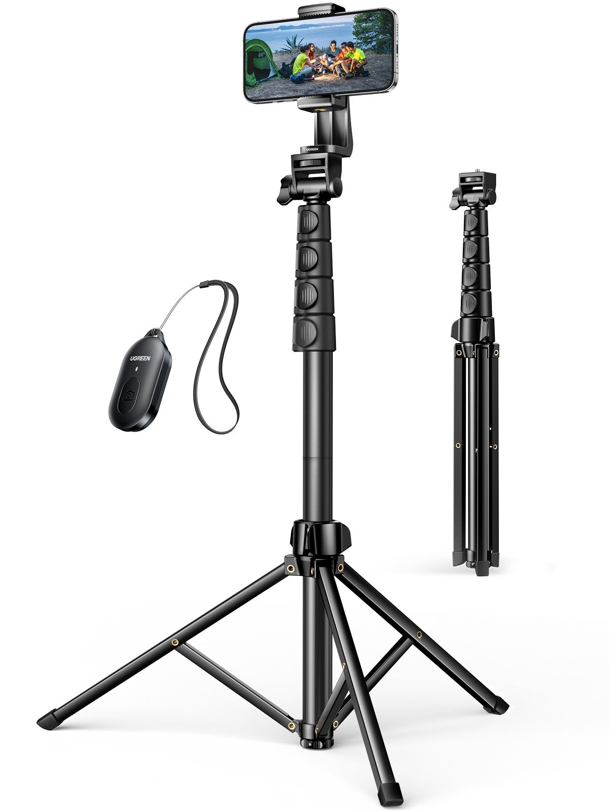 UGREEN 1.7m Selfie Stick Tripod with Bluetooth Remote