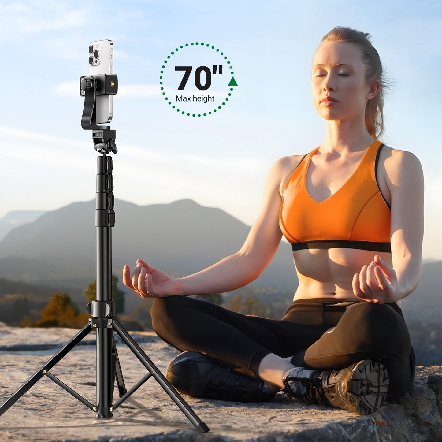 UGREEN 1.7m Selfie Stick Tripod with Bluetooth Remote