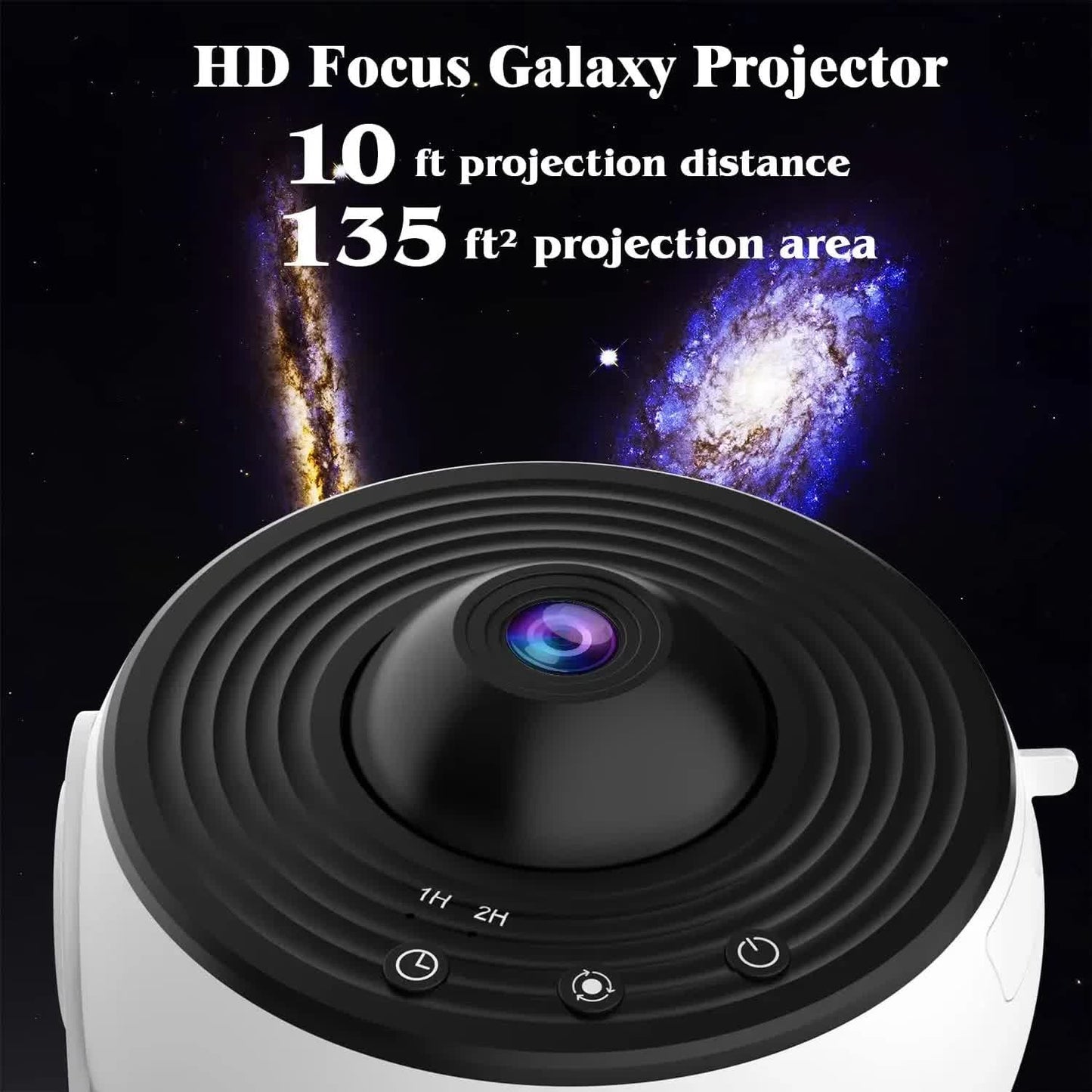 HD Galaxy Projector Black